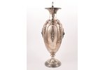 ваза, серебро, 800 проба, 886.5 г, h 36.6 см, начало 20-го века...