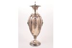 ваза, серебро, 800 проба, 886.5 г, h 36.6 см, начало 20-го века...