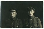 fotogrāfija, Latviešu Strēlnieki, otrais no kreisās - Jānis Laube, vēlāk 1918.g Latviešu strēlnieku...
