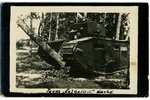 fotogrāfija, LA, Autotanku divizins, smagais angļu tanks MKIV "Latgalietis", Latvija, 20. gs. 20-30t...
