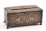 cigar-case, silver, 830 standard, silver weight 525.65, silver stamping, 18.6 x 8.7 x 9 cm, Finland...