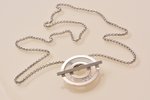 necklace, Chopard Happy Diamonds, gold, 750 standard, 22.23 g., the item's dimensions Ø 2.4 cm, diam...
