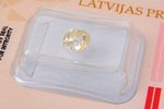 diamond, with certificate of Assay office of Latvia, diamonds, 0,960 ct...
