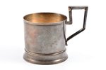 tea glass-holder, silver, 84 standard, 88 g, engraving, Ø (inside) 6.3 cm, h (with handle) 8 cm, Pau...