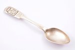 teaspoon, silver, 84 standard, 20.80 g, 13.9 cm, by Erik Bakstad, 1880-1899, Riga, Russia...
