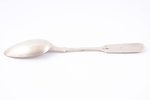 teaspoon, silver, 84 standard, 20.80 g, 13.9 cm, by Erik Bakstad, 1880-1899, Riga, Russia...