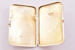 cigarette case, silver, 925 standard, 170.25 g, 12.9 x 8.7 x 1.9 cm, Mappin & Webb, 1910, Birmingham...