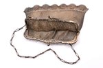 an evening bag, silver, 950 standard, 239.50 g, chainmail, 17.5 x 21 cm, France...