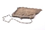 an evening bag, silver, 950 standard, 239.50 g, chainmail, 17.5 x 21 cm, France...