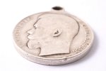 медаль, За Храбрость, № 172679, (с изображением Николая II), 4-я степень, серебро, Российская Импери...