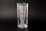 vase, "Atlas", Leningrad Art Glass Factory, by A. A. Astvitsaturian, USSR, the 60-70ies of 20th cent...