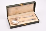 set of fork and tablespoon, silver, 950 standart, 1899-1972, 107.55 g, Lagriffoul & Laval, Paris, Fr...