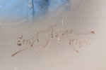 "Портрет мальчика", живопись на молочном стекле, художник Эрнст Аспен, Рига (Латвия), 17.9 x 12.9 см...