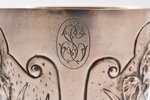 goblet, silver, Art Nouveau, 950 standard, 65.65 g, silver stamping, h 8 cm, Ø 6.7 cm, France...