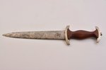 dagger, Sturmabteilung SA, Asso Solingen, blade length 22cm, handle length 12,5 cm, Germany, 1933-19...