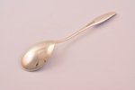 spoon, silver, 925 standard, 41.70 g, enamel, 16.7 cm, by Frigast, 1958-1976, Copenhagen, Denmark...