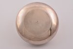 sugar-bowl, silver, 84 standard, 217.25 g, Ø 12.7 cm, "Grachev Brothers", 1908-1917, St. Petersburg,...