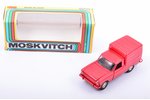 car model, Moskvitch pickup cab, conversion Nr. 282, signed by author, metal, 1991-1993...