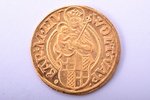 piemiņas monēta, 1998 g., 1528. gada 1/2 guldeņa monēta, kalta par godu Rīgas 800 gadu jubilejai, no...