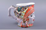 a cup, "Milk", porcelain, LFZ - Lomonosov porcelain factory, shape by Danjko Natalia, USSR, the 50ie...