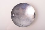 sakta, silver, 875 standard, 18.8 g., the item's dimensions Ø 6.2 cm, the 20ties of 20th cent., Latv...