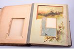 albums, kartona fotogrāfiju glābašanai, 19. gs., 32.4 x 25 cm, 16 N.Karazina litogrāfijas...