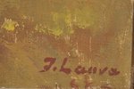 Лаува Янис (1906 - 1986), Пейзаж с лошадьми, 1968(?) г., холст, масло, 65 x 70 см...
