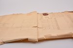 документ, архитектурный план, печать Курляндского губернскаго правления, Российская империя, 1870 г....