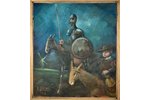 Jansons A., Don Quixote, 1942, carton, oil, 59 x  52 cm...