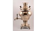 samovar, Fraget w Warszawie, bronze, silver plated, copper, Russia, Congress Poland, the end of the...
