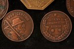 Set of sample medals of Latvian Republic, Latvia, "S. Bercs" firm...