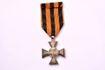 знак, Георгиевский Крест, производство Франции, 4-я степень, Российская Империя, 46.7 x 3.75 мм, 14....
