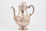 coffeepot, silver, 800 standard, 775.90 g, 24 cm, Otto Schneider, Germany...
