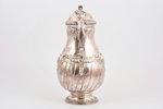 coffeepot, silver, 800 standard, 775.90 g, 24 cm, Otto Schneider, Germany...