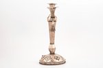 candlestick, silver, private manufacturer, total weight of item 737, h 27.4 cm, the 20-30ties of 20t...