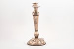 candlestick, silver, private manufacturer, total weight of item 737, h 27.4 cm, the 20-30ties of 20t...