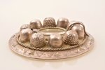 sakta, silver, 76.30 g., the item's dimensions Ø 10.1 cm, the 19th cent., the 18th cent....