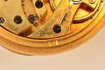 pocket watch, Switzerland, France, gold, 18 K standart, 19.60 g, 3.5 x 2.8 cm, Ø 25 mm, in a case...
