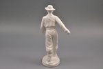 figurine, A Sower, porcelain, Riga (Latvia), M.S. Kuznetsov manufactory, molder - Augusta Silina, th...