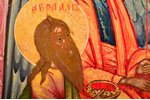 ikona, Ābrahama viesmīlība - Vecās Derības Svētā Trīsvienība, dēlis, gleznojums, zeltījums, Krievija...