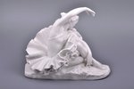 figurine, G. S. Ulanova in "The Dying Swan", porcelain, USSR, LFZ - Lomonosov porcelain factory, mol...