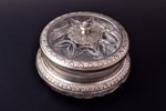 sugar-bowl, silver, 950 standard, total weight of item 781.80, glass, h 10.2 cm, France...