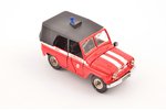 car model, UAZ 469 Nr. А34, "Fire department", with trailer, conversion, metal, USSR, Russia...