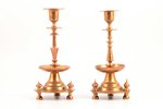 pair of candlesticks, company "Yudin", Russia, the border of the 19th and the 20th centuries, h 20.4...