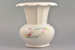 vase, porcelain, M.S. Kuznetsov manufactory, Riga (Latvia), 1937-1940, h 20.9 cm, discarded item...