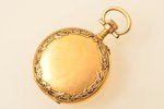 pocket watch, France, the border of the 19th and the 20th centuries, gold, 18 K standart, 14.50 g, 3...