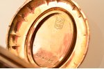 pocket watch, "Cylindre", gold, enamel, 56, 14 K standart, 24.10 g, 4 x 3.1 cm, Ø 26 mm...