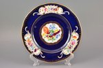 decorative plate, porcelain, Meissen(?), Germany, Ø 24.5 cm...