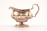 cream jug, silver, 130 g, h 10.1 cm, the beginning of the 20th cent....