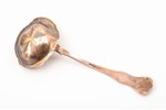 spoon sauce, silver, 84 standard, 51.40 g, 19.6 cm, by Carl Seipel, 1865, St. Petersburg, Russia...